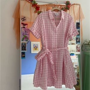 Lisa Marie Fernandez Pink Gingham Dress